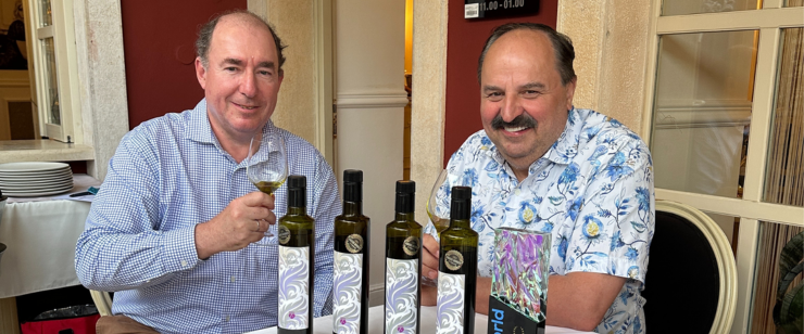 TV-Starkoch Johann Lafer und die Olivenölmacher aus dem Salzkammergut