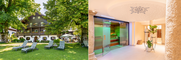 Urlaub auf der Alm mit Stadtblick