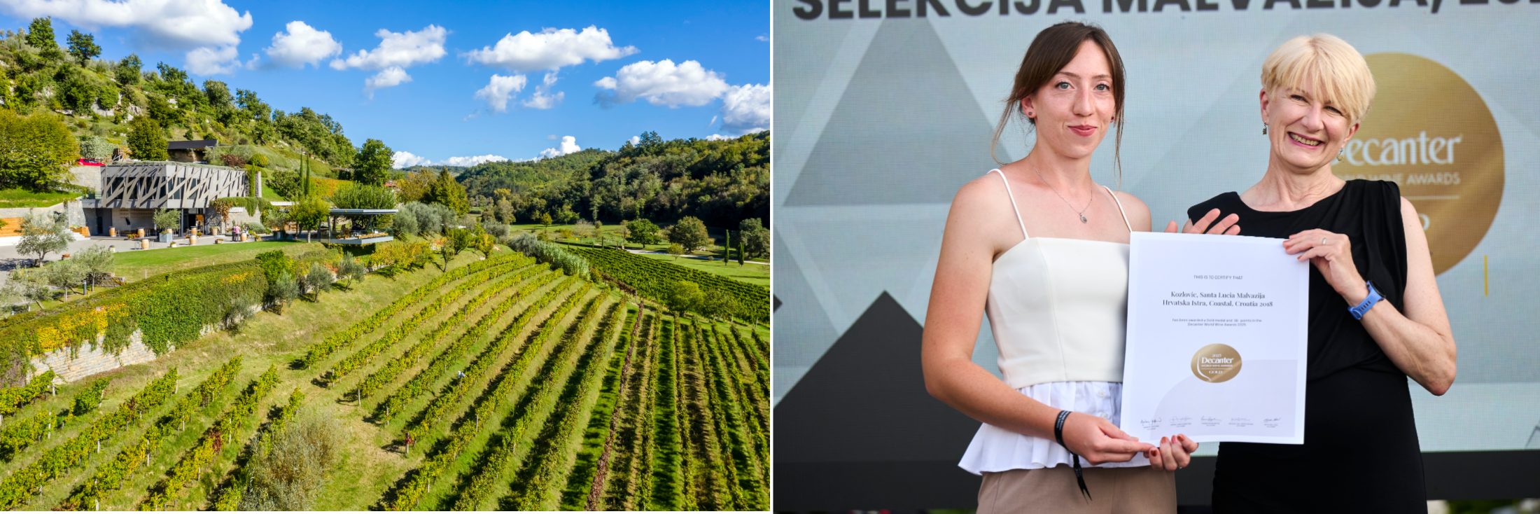 Abermals Gold in Istrien – Kozlovićs Santa Lucia begeistert die Weinszene Abermals Gold in Istrien – Kozlovićs Santa Lucia begeistert die Weinszene