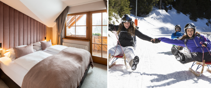 Sonnalp: Vom Bett auf die Rodelbahn