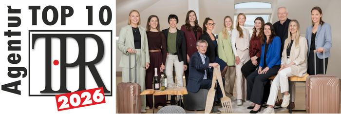 A.R.T. Redaktionsteam auf Platz fünf der Tourismus-PR-Agenturen im gesamten deutschsprachigen Medienmarkt