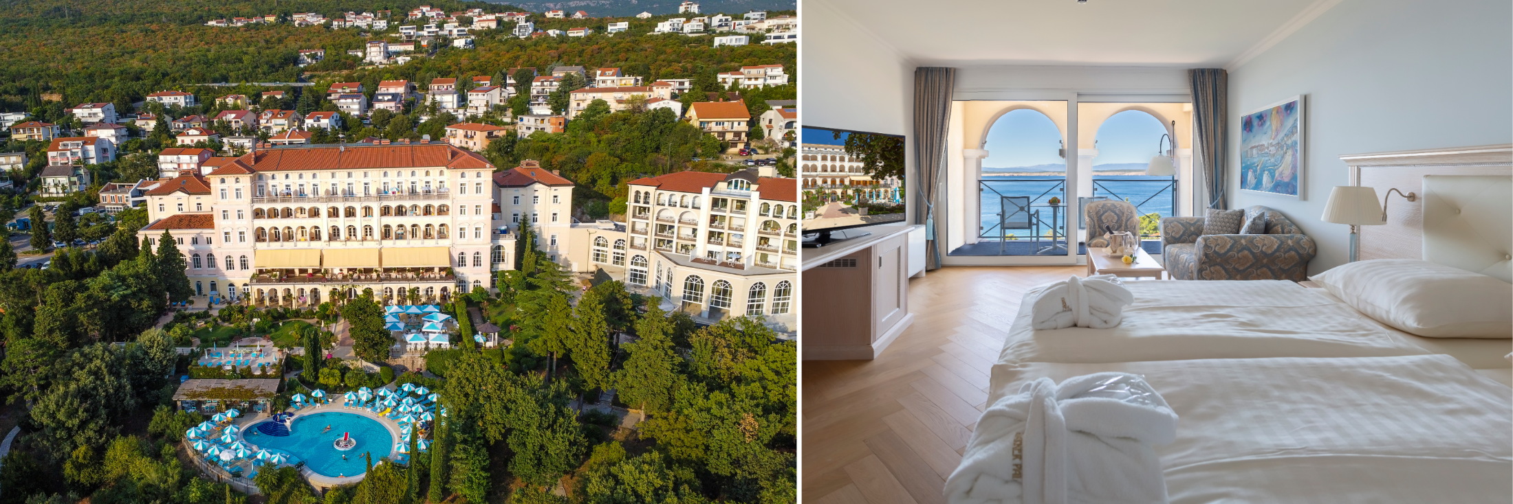 Grandhotel Kvarner Palace: Saisonauftakt mit neuer Poollandschaft Grandhotel Kvarner Palace: Saisonauftakt mit neuer Poollandschaft