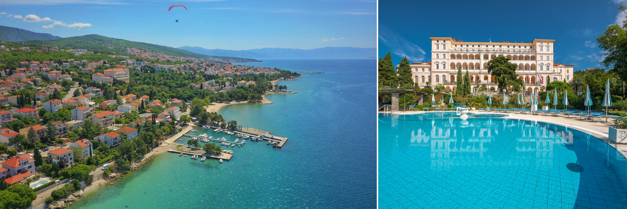 Sommer an der Crikvenica-Riviera